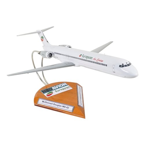 European Air Charter MD-82 Custom Aircraft Model - View 5