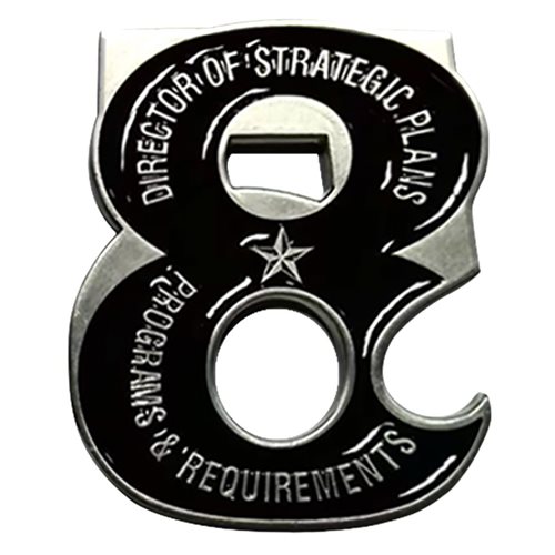 HQ AFSOC A5-8 Director of Strategic Plans Bottle Opener Challenge Coin - View 2