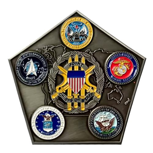 JIOWC Joint Chiefs of Staff Challenge Coin - View 2