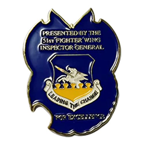 51 FW IG Bottle Opener Challenge Coin - View 2