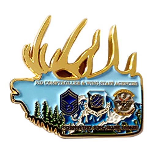92 CPTS Wing Staff Agencies Challenge Coin  - View 2
