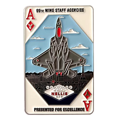 99 CPTS Wing Staff Challenge Coin - View 2