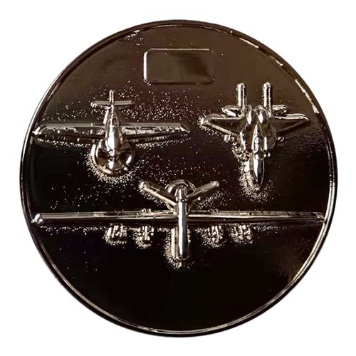 12 SOS In Omnia Paratus MQ-9 Challenge Coin - View 2