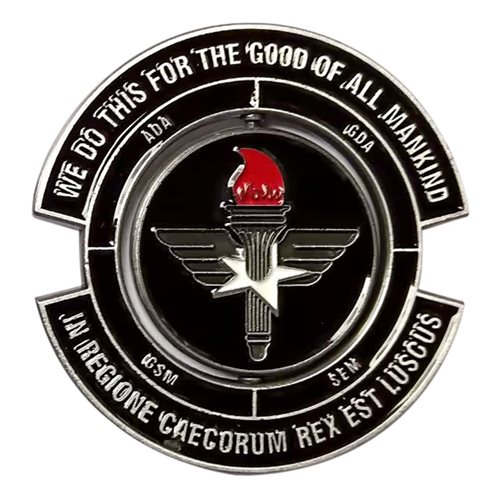 312 TRS Scientific Applications Specialist Spinner Challenge Coin - View 2