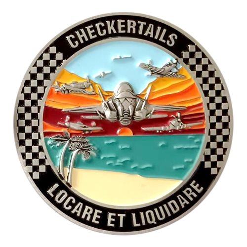 325 FW Tyndall AFB FL Challenge Coin - View 2