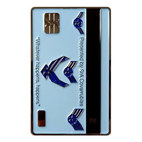 Hunter Card Challenge Coin  - View 2