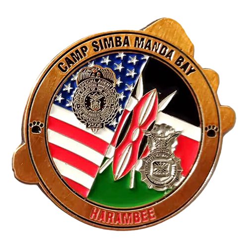 OSI EDET 2506 Camp Simba Challenge Coin - View 2