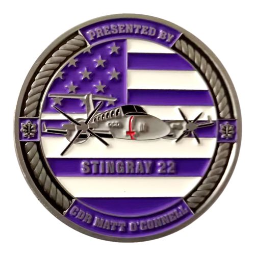 VT-35 Stingray 22 CDR Matt O'Connell Challenge Coin - View 2