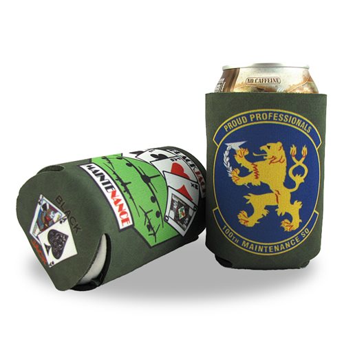 Custom Koozie Can Coolers | 100 MXS Black Jack Koozie Can Coolers   - View 2