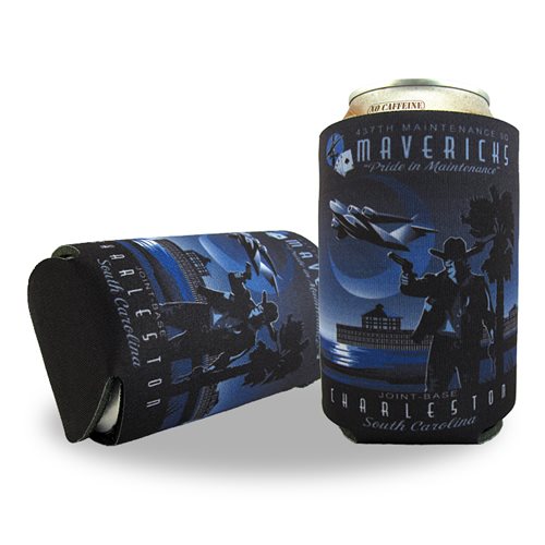 Custom Koozie Can Coolers | 437 MXS Mavericks Koozie Can Coolers - View 2