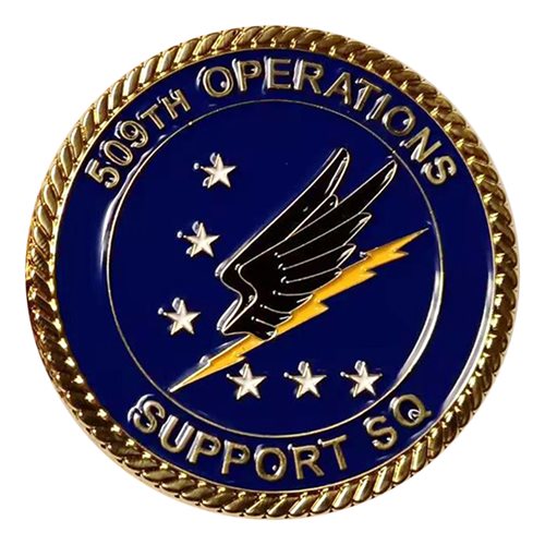 509 OSS Si Vis Pacem Para Bellum Challenge Coin - View 2