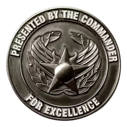 21 IS Commander Challenge Coin - View 2