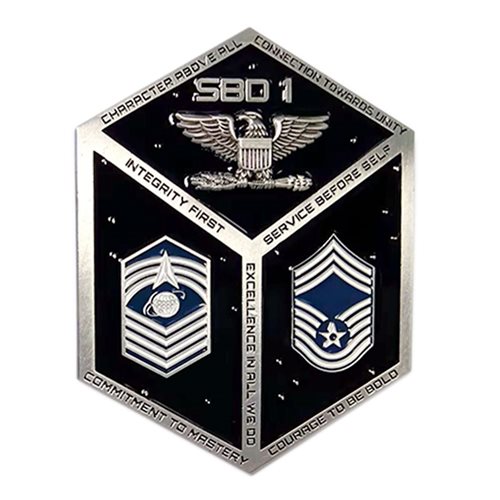 SBD 1 Character Above All Command Challenge Coin - View 2