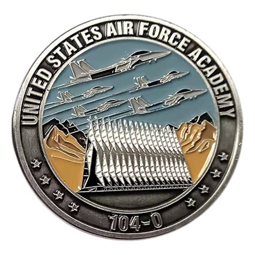 USAFA CS-8 Swoop Em Challenge Coin - View 2