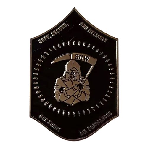 1 SOW CMSgt Challenge Coin - View 2