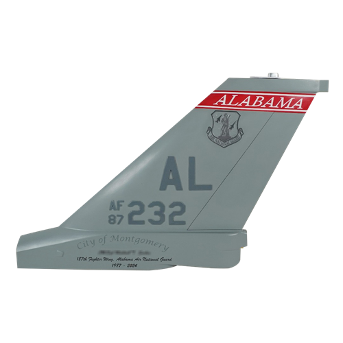 100 FS F-16C Falcon Custom Airplane Tail Flash - View 2