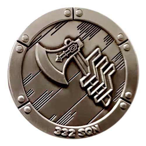 NOR 332 SQN Challenge Coin - View 2