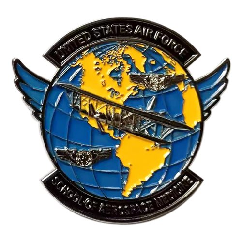 USAFSAM AE Course AIREVAC Challenge Coin  - View 2