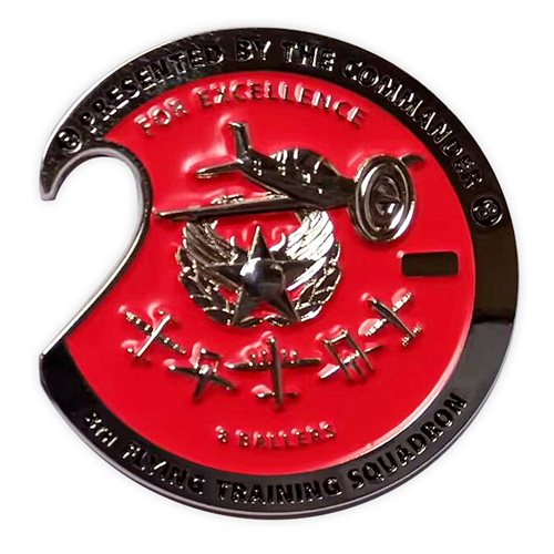 8 FTS 8 Ballers Commander Bottle Opener Challenge Coin - View 2
