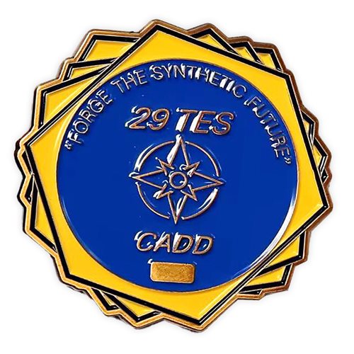 29 TES CADD Commander Challenge Coin - View 2
