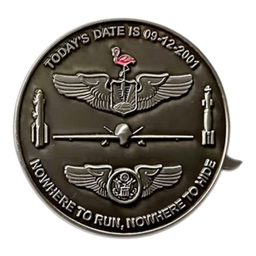 17 ATKS Bull MQ-9 Challenge Coin - View 2