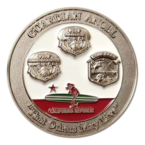 131 RQS Guardian Angel Challenge Coin - View 2