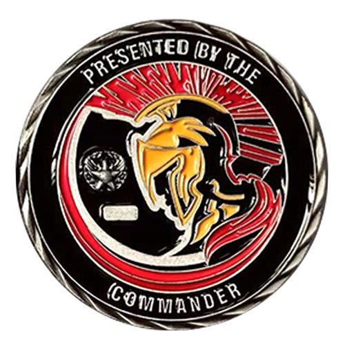 867 ATKS Fear The Thunder Comander Challenge Coin - View 2