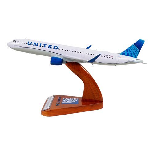 United Airlines Airbus A321Neo Custom Airplane Model  - View 2