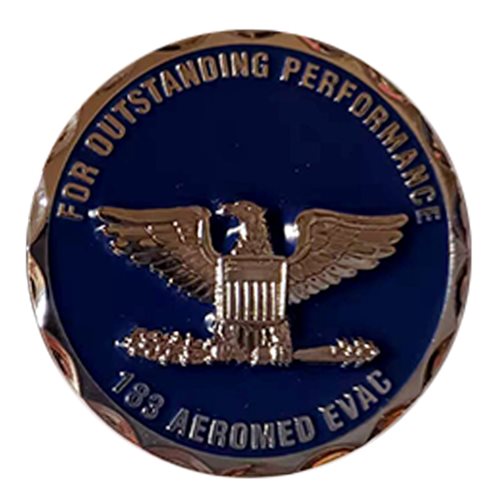 183 AES Commander Challenge Coin - View 2