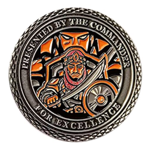 378 AEW Commander Coin Challenge Coin - View 2