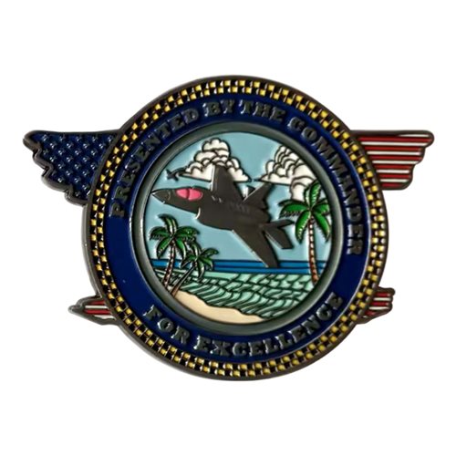 325 OG CC Tyndall Commander Challenge Coin - View 2