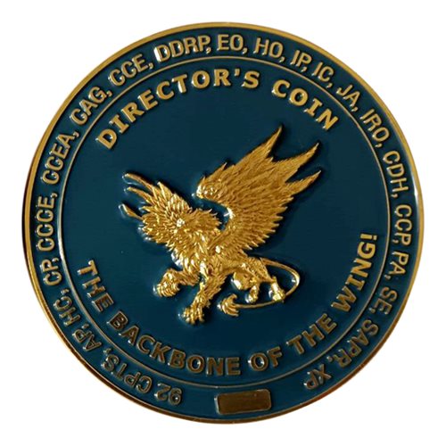 92 ARW WSA Directors Coin Challenge Coin - View 2