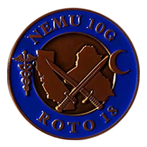 NEMU 10G ROTO 18 Challenge Coin - View 2