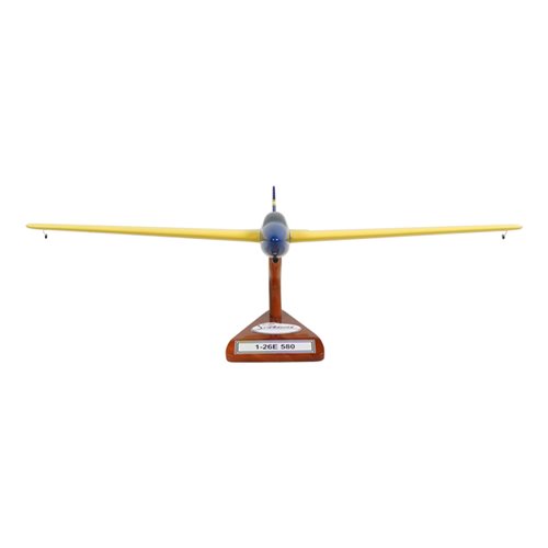 Schweizer 1-26E Glider Custom Aircraft Model - View 3