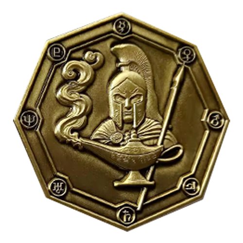 423D Training Squadron Spartans Challenge Coin - View 2