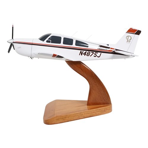 Beechcraft C33A Debonair Custom Aircraft Model - View 2