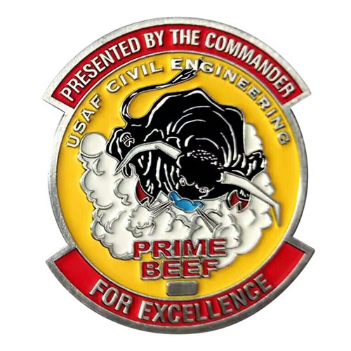 102 CES Prime Beef Commander Challenge Coin - View 2