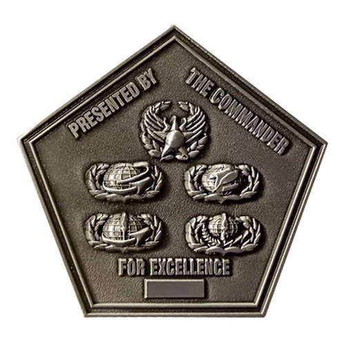 811 FSS Commander Challenge Coin - View 2
