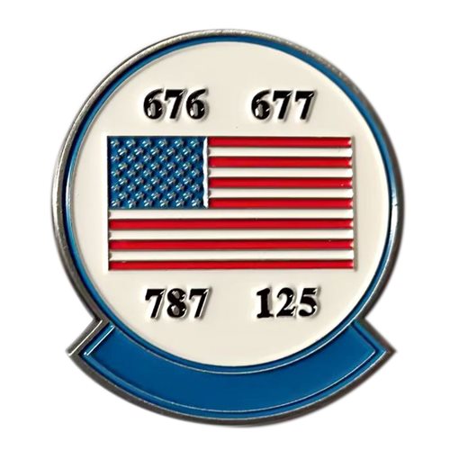 1 ACCS E-4B Challenge Coin - View 2