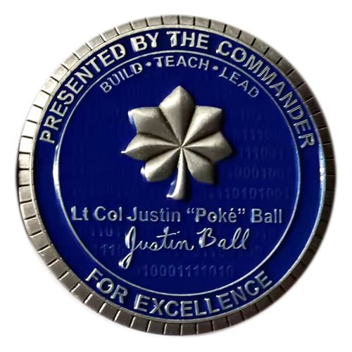 32 WPS Commander Challenge Coin - View 2