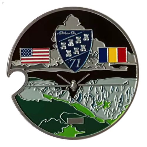 731 EABS Commander Bottle Opener Challenge Coin - View 2