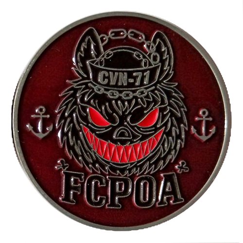 CVN-71 Labubu Challenge Coin - View 2