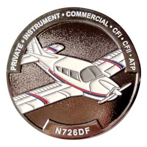 Tactical Aviation N726DF Challenge Coin - View 2
