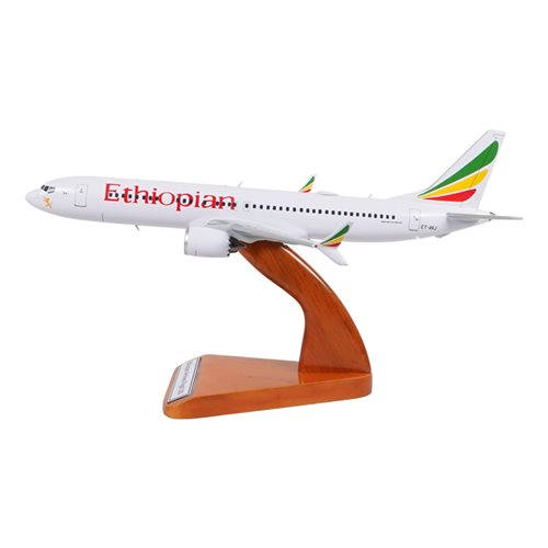 Ethiopian Airlines Boeing 737 Max 8 Custom Aircraft Model - View 2