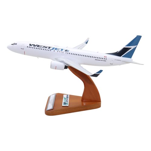 WestJet Airlines B737-800 Custom Aircraft Model - View 2