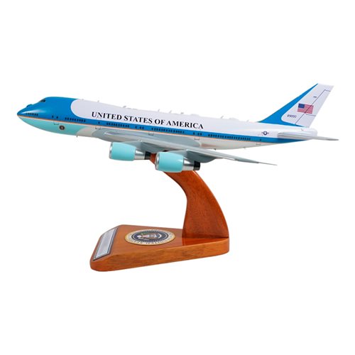 Design Your Own Air Force One Boeing 747-200 Custom Airplane Model - View 2