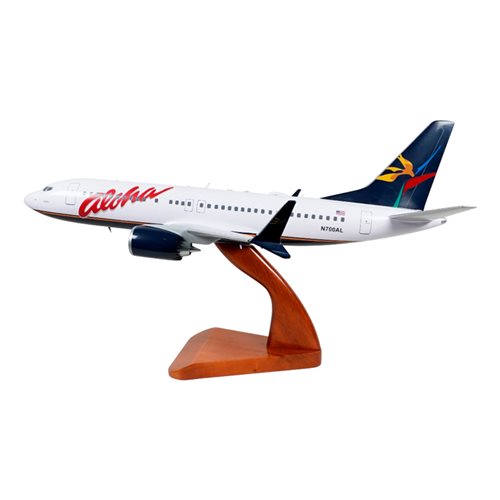 Aloha Airlines Boeing 737 Max 7 Model Custom Airplane Model - View 2