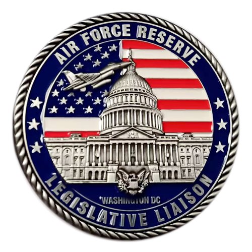 HAF Reserve Legislative Liaison Challenge Coin - View 2