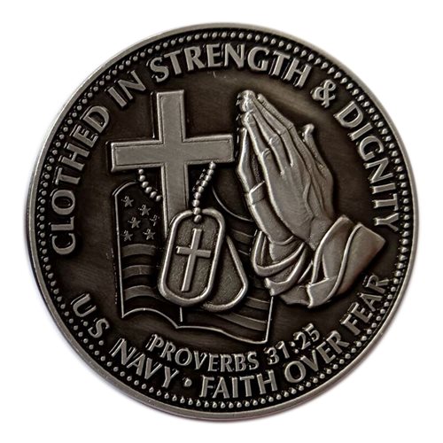 Warrior MOM Initiative Challenge Coin - View 2