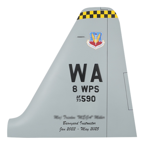 43 ECS C-130H Airplane Tail Flash - View 2